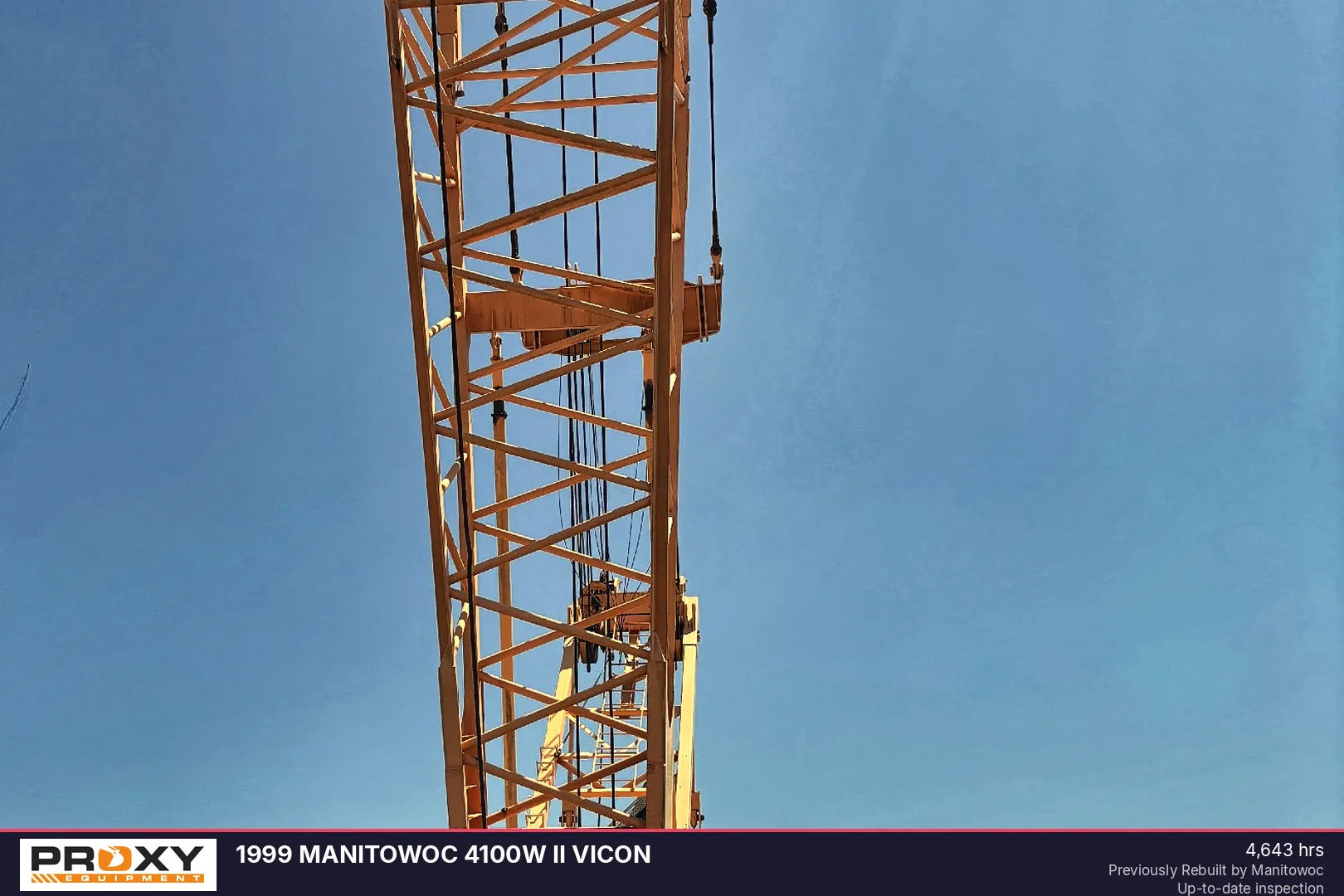 1999 MANITOWOC 4100W II VICON - view 4 of 28