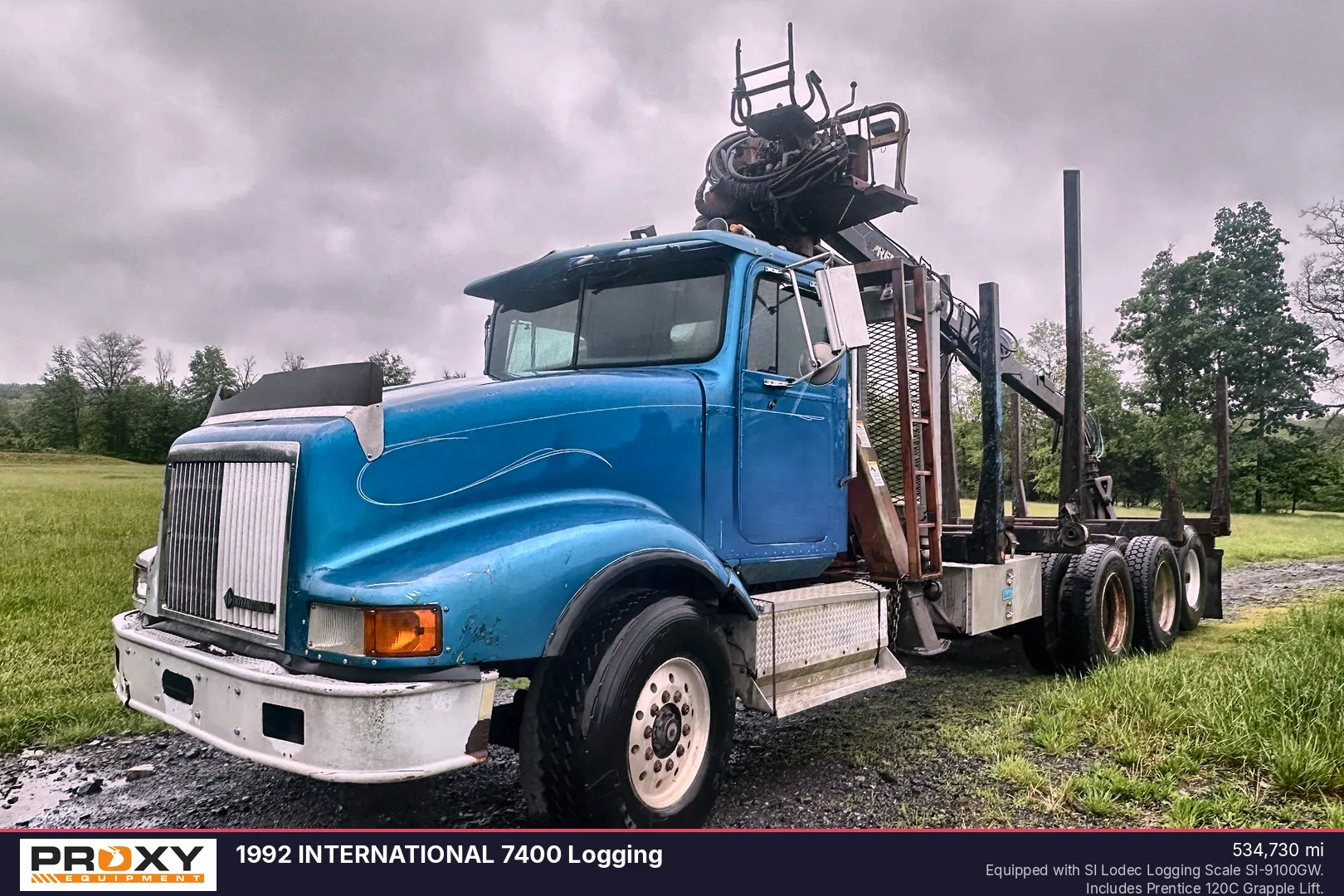 1992 INTERNATIONAL 7400 Logging - view 2 of 42