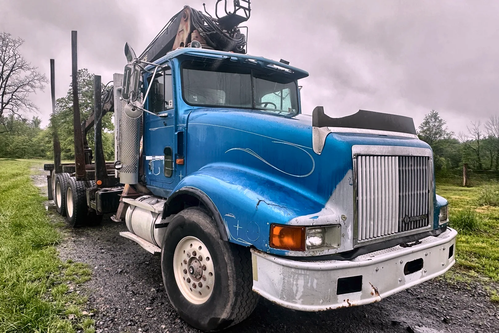 1992 INTERNATIONAL 7400 Logging - view 10 of 42