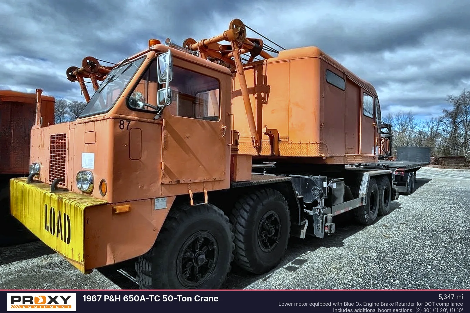 1967 P & H 650A-TC 50-Ton Crane - view 1 of 31