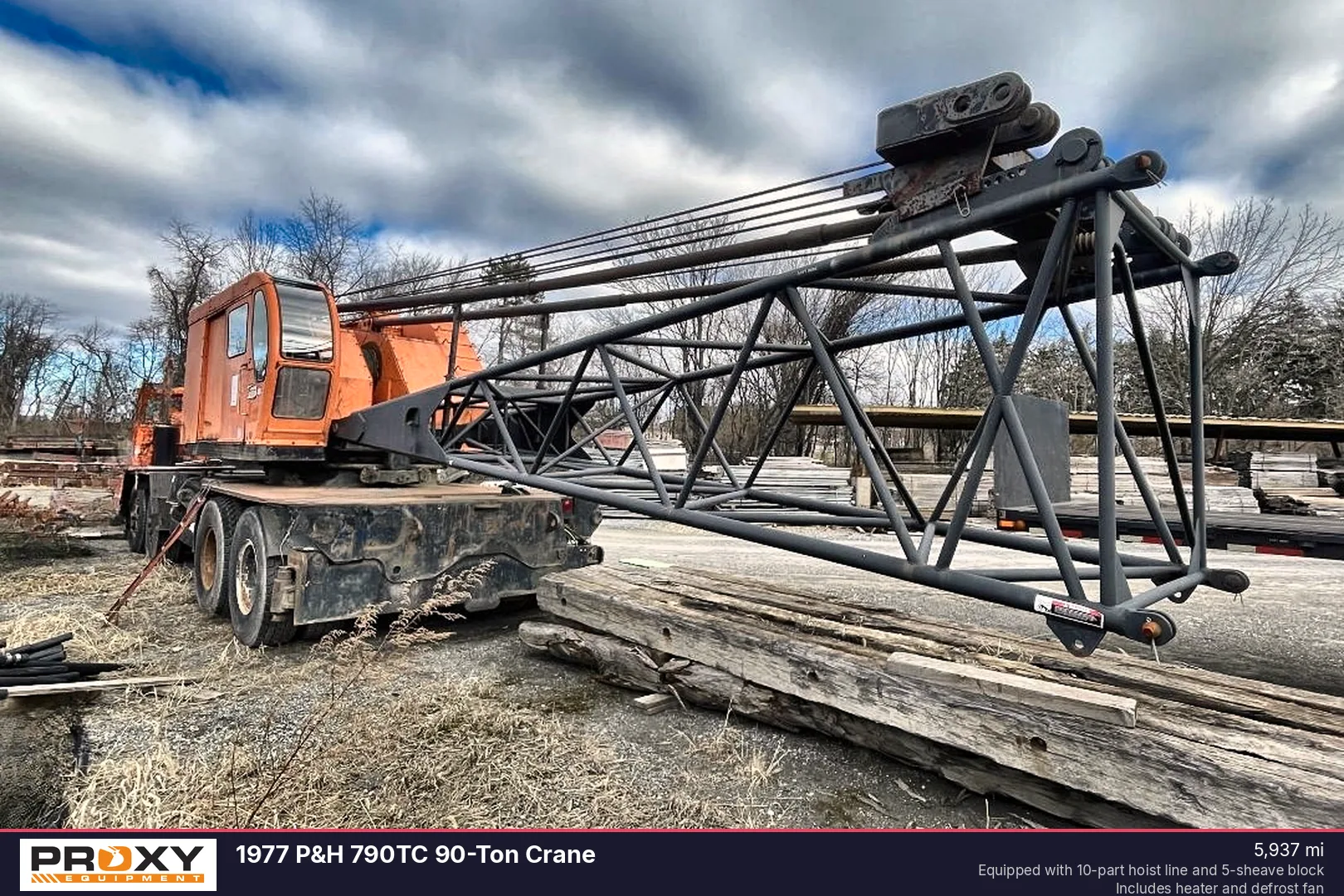 1977 P & H 790TC 90-Ton Crane - view 4 of 35