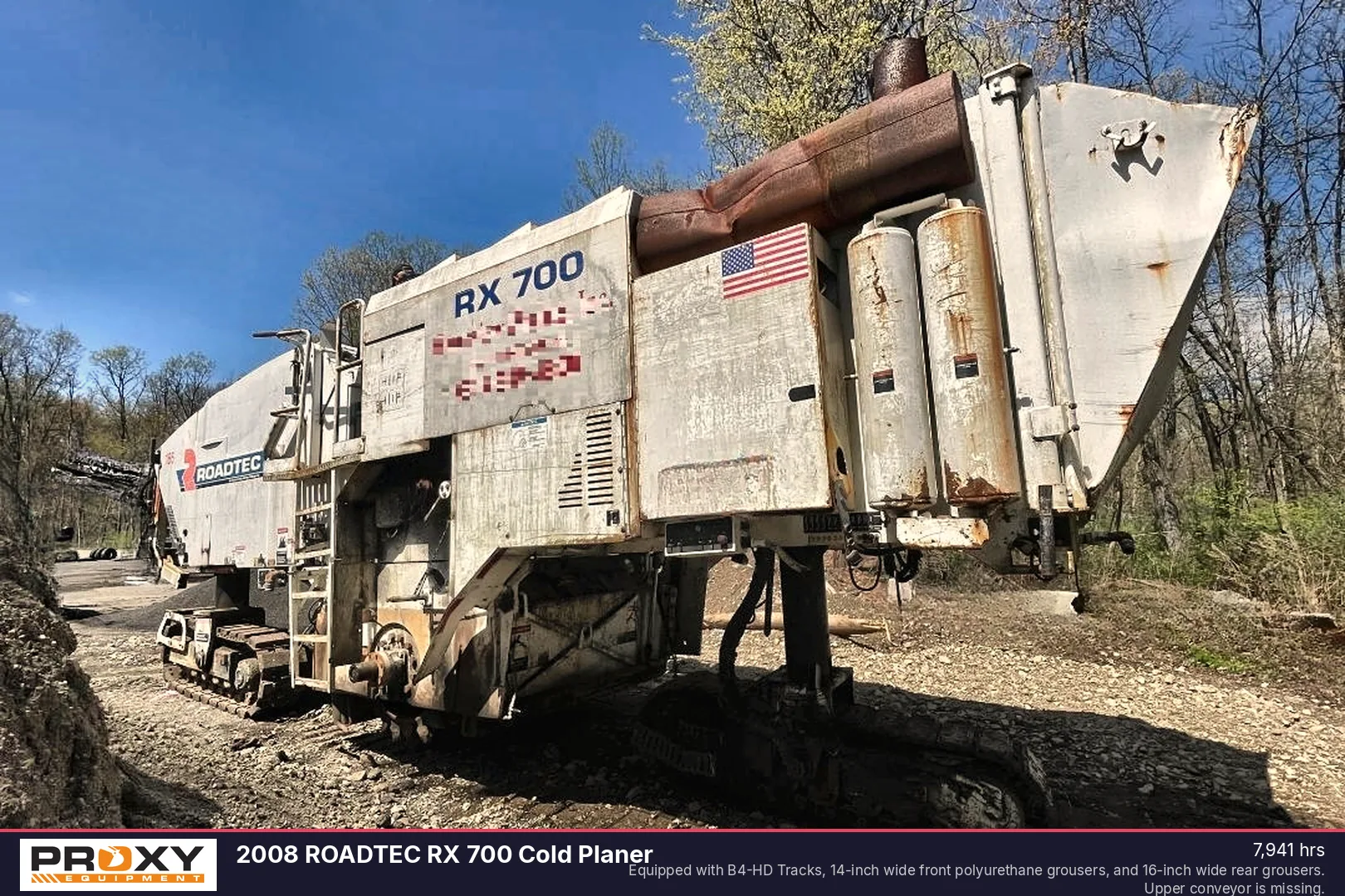 2008 ROADTEC RX 700 Cold Planer - view 1 of 26