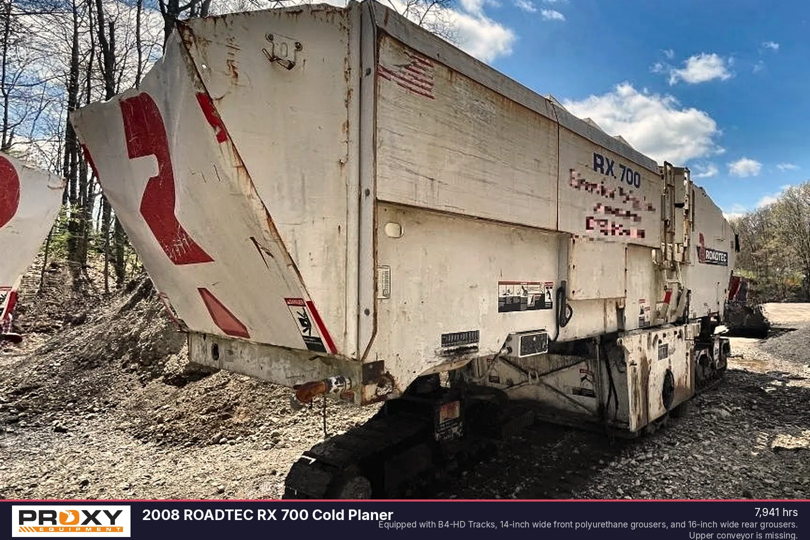 2008 ROADTEC RX 700 Cold Planer - view 5 of 26