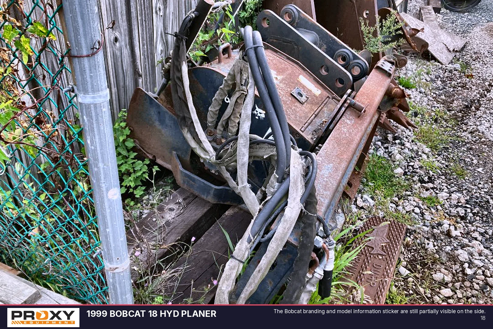 1999 BOBCAT 18 HYD PLANER - view 2 of 23
