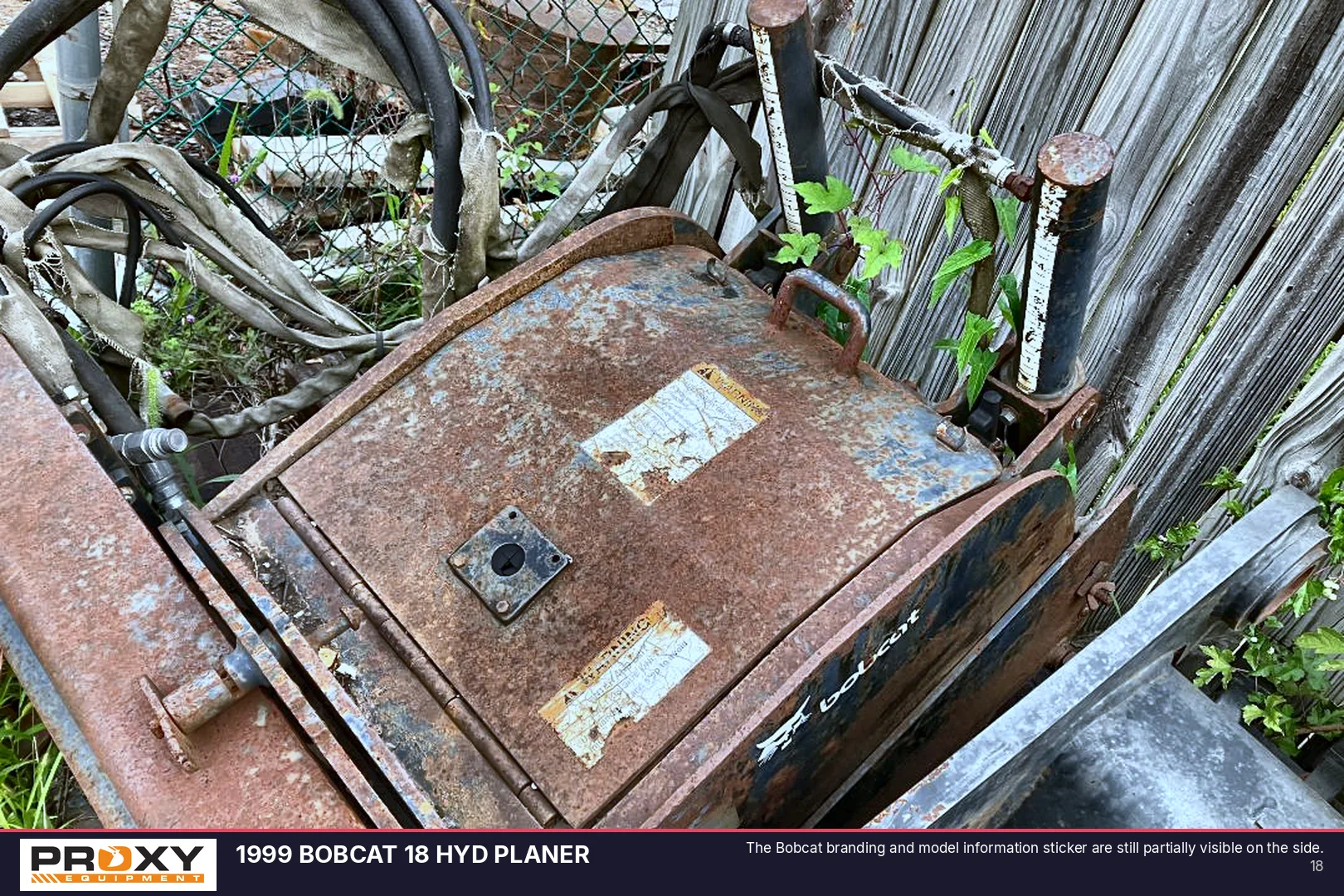 1999 BOBCAT 18 HYD PLANER - view 3 of 23