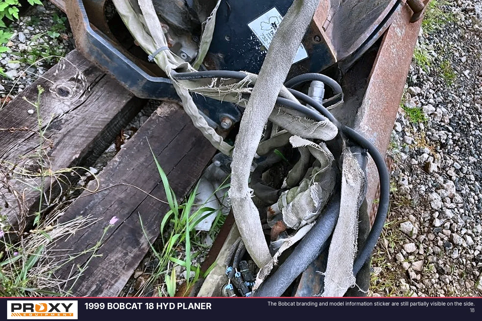 1999 BOBCAT 18 HYD PLANER - view 5 of 23