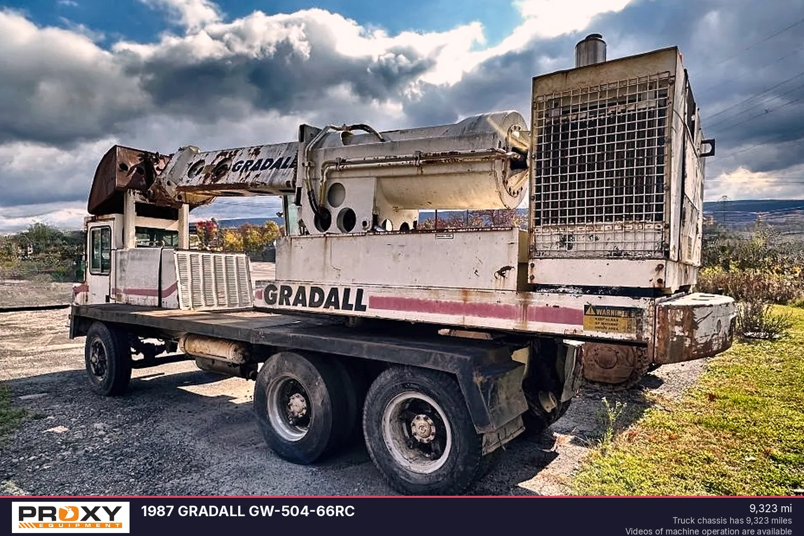 1987 GRADALL GW-504-66RC - view 4 of 46