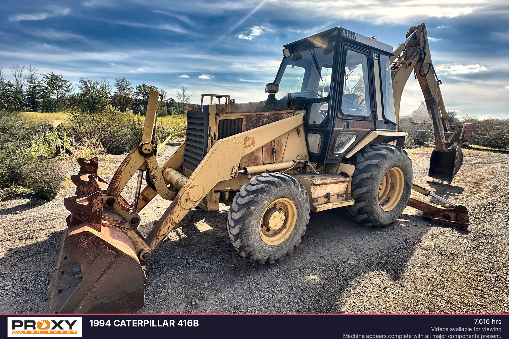 1994 CATERPILLAR 416B - view 3 of 43