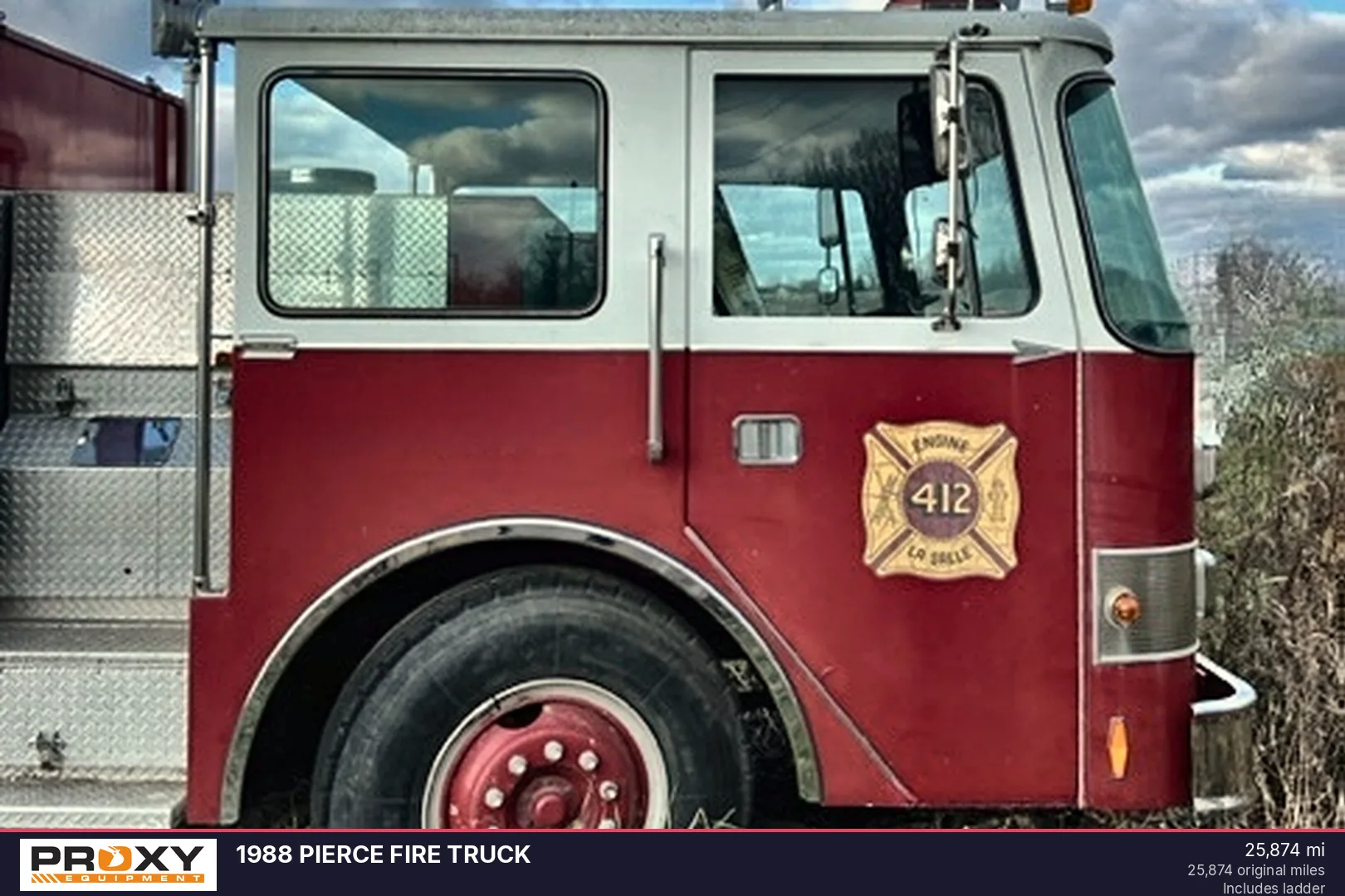 1988 PIERCE FIRE TRUCK - view 5 of 24