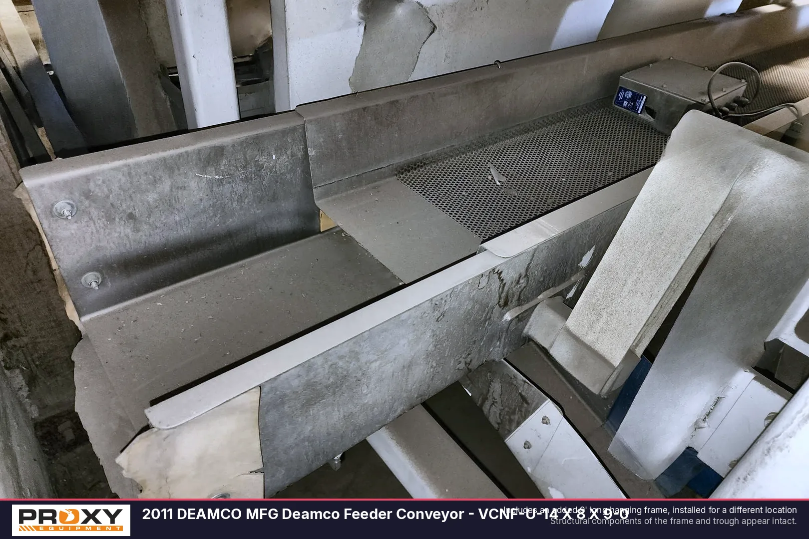 2011 DEAMCO MFG Deamco Feeder Conveyor - VCNF-U-14 X 8 X 9-0 - view 3 of 13