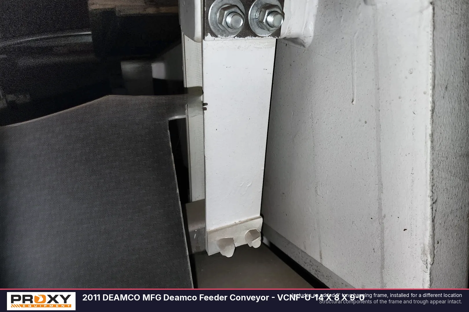 2011 DEAMCO MFG Deamco Feeder Conveyor - VCNF-U-14 X 8 X 9-0 - view 4 of 13