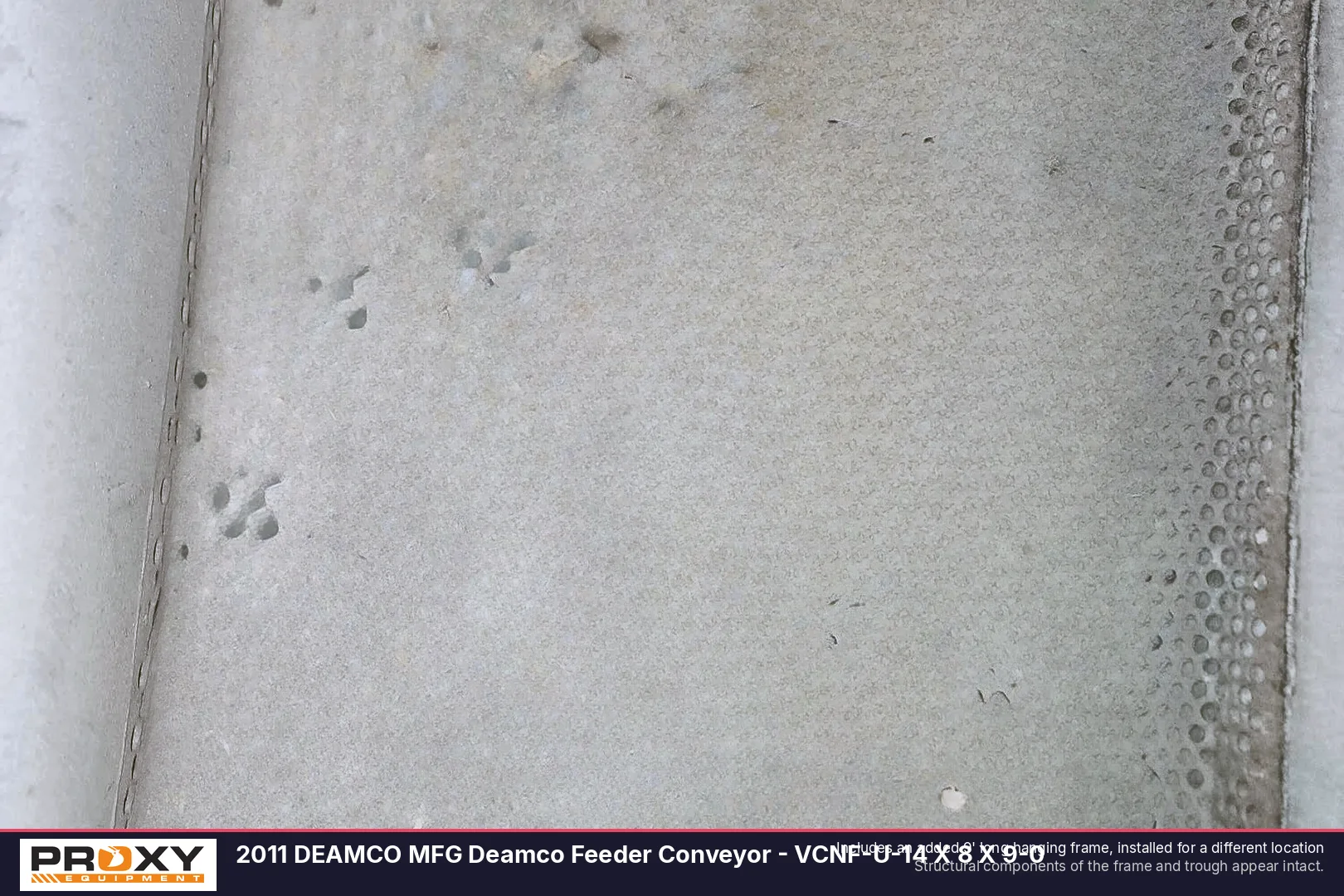 2011 DEAMCO MFG Deamco Feeder Conveyor - VCNF-U-14 X 8 X 9-0 - view 5 of 13