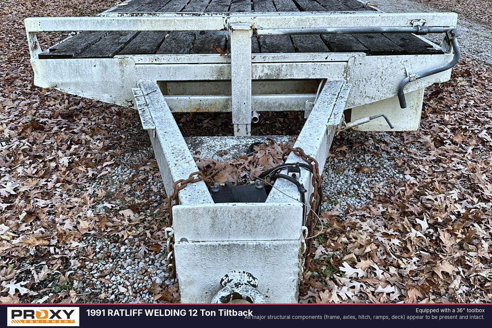 1991 RATLIFF WELDING 12 Ton Tiltback - view 2 of 35