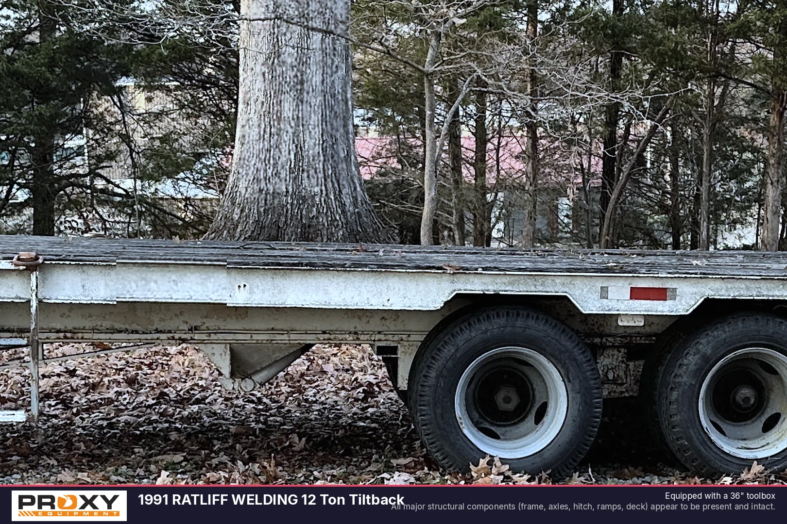 1991 RATLIFF WELDING 12 Ton Tiltback - view 4 of 35