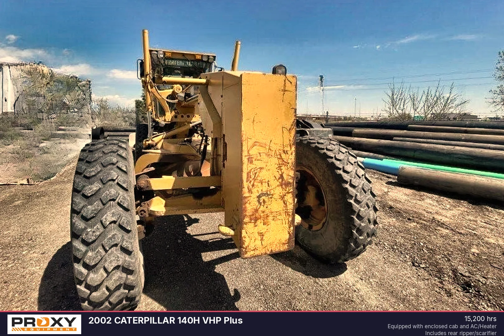 2002 CATERPILLAR 140H VHP Plus - view 4 of 11