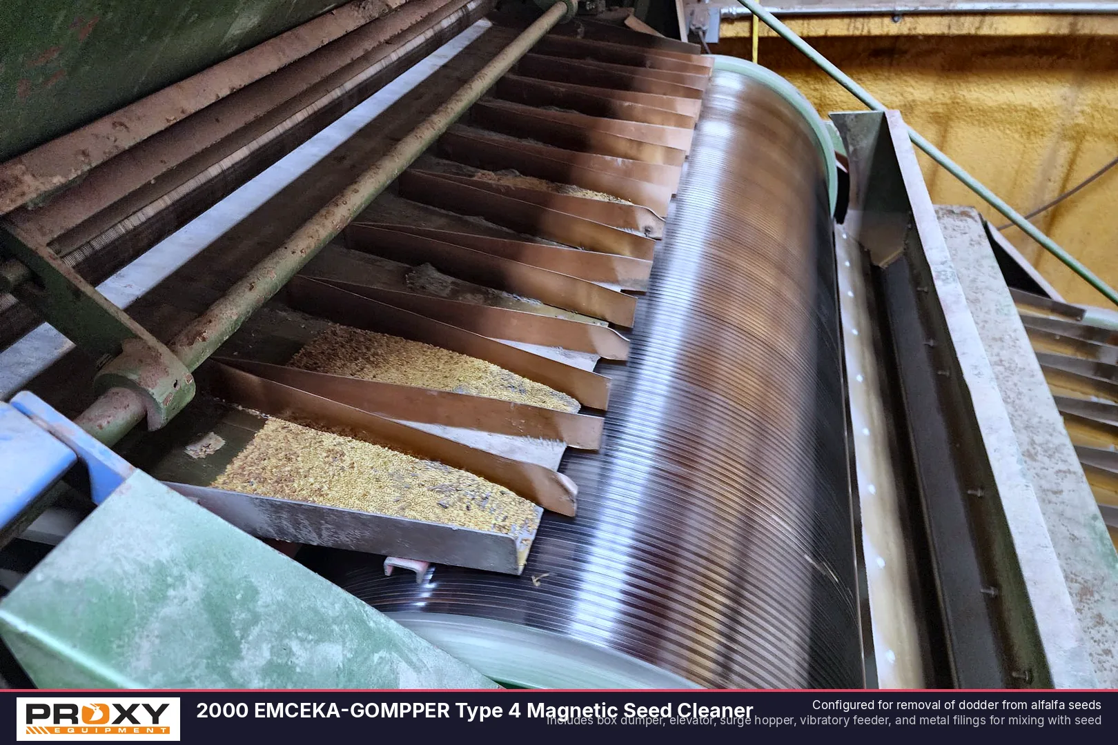 2000 EMCEKA-GOMPPER Type 4 Magnetic Seed Cleaner - view 2 of 21