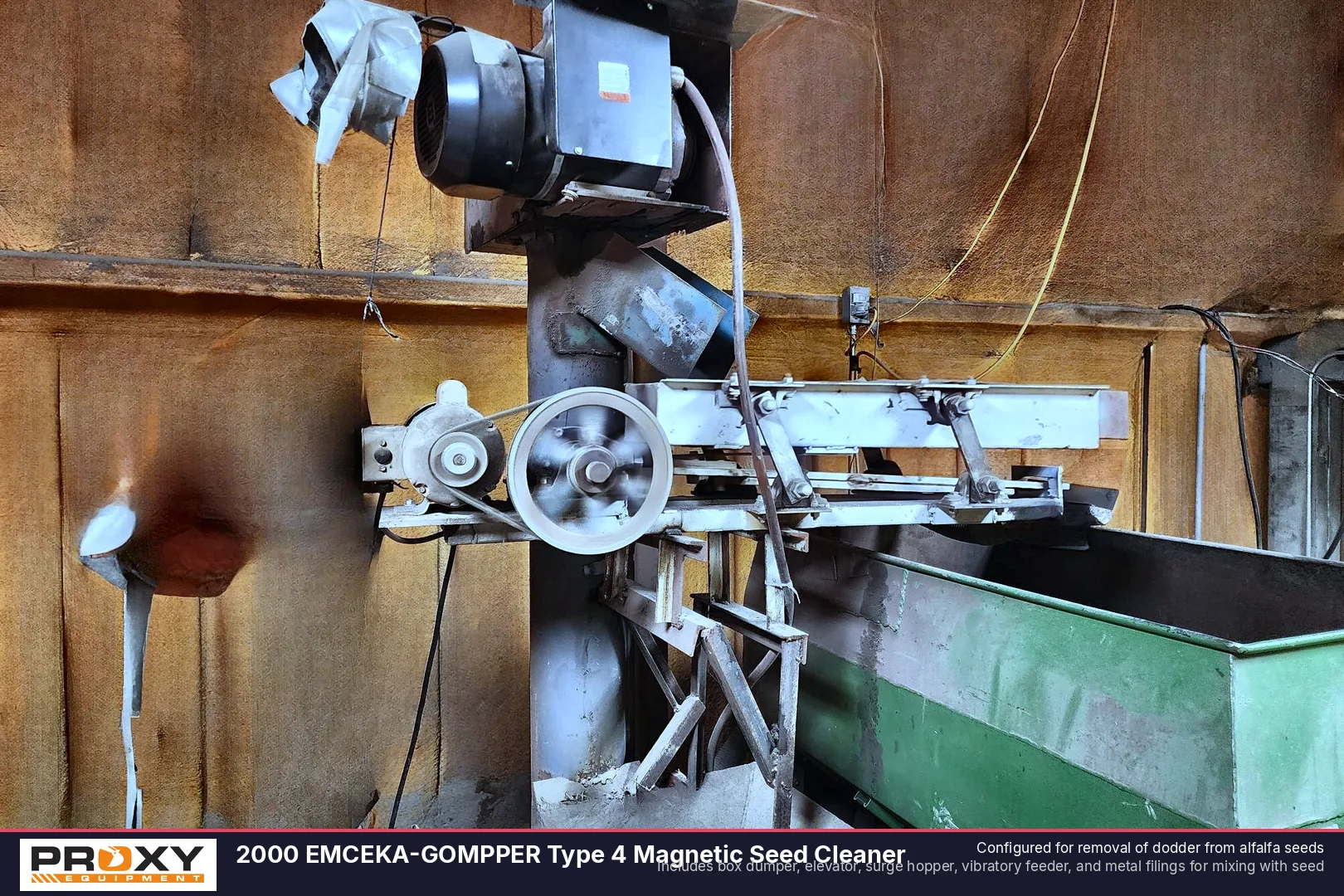 2000 EMCEKA-GOMPPER Type 4 Magnetic Seed Cleaner - view 4 of 21