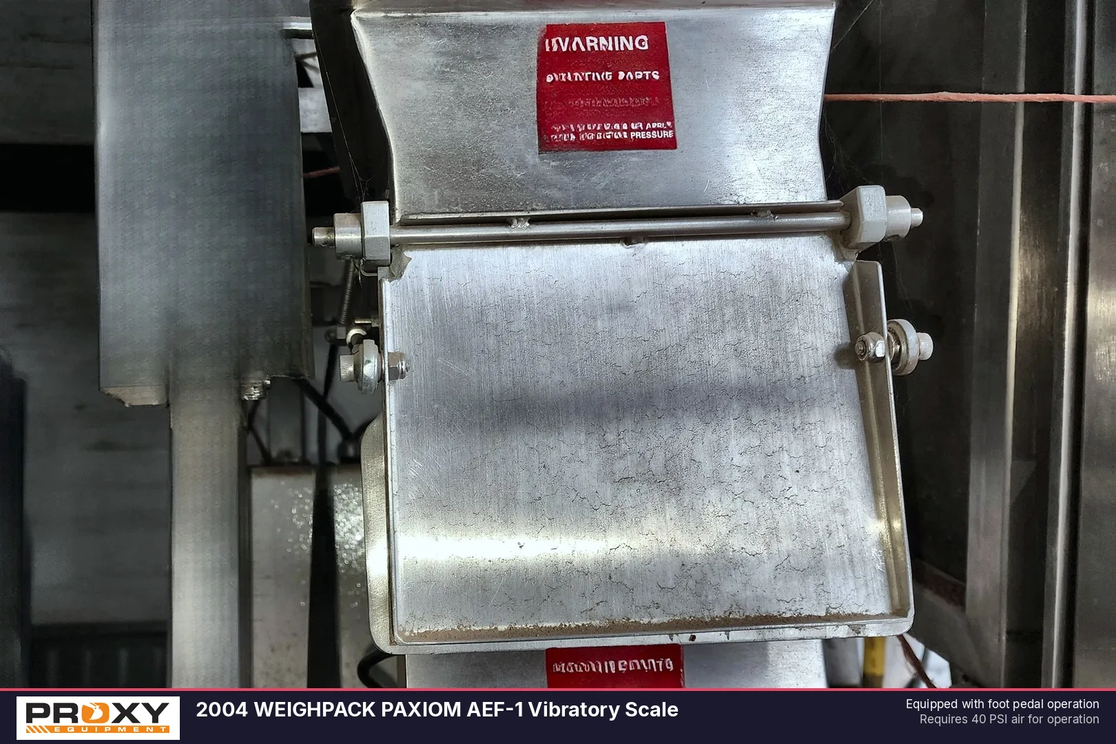 2004 WEIGHPACK PAXIOM AEF-1 Vibratory Scale - view 4 of 15