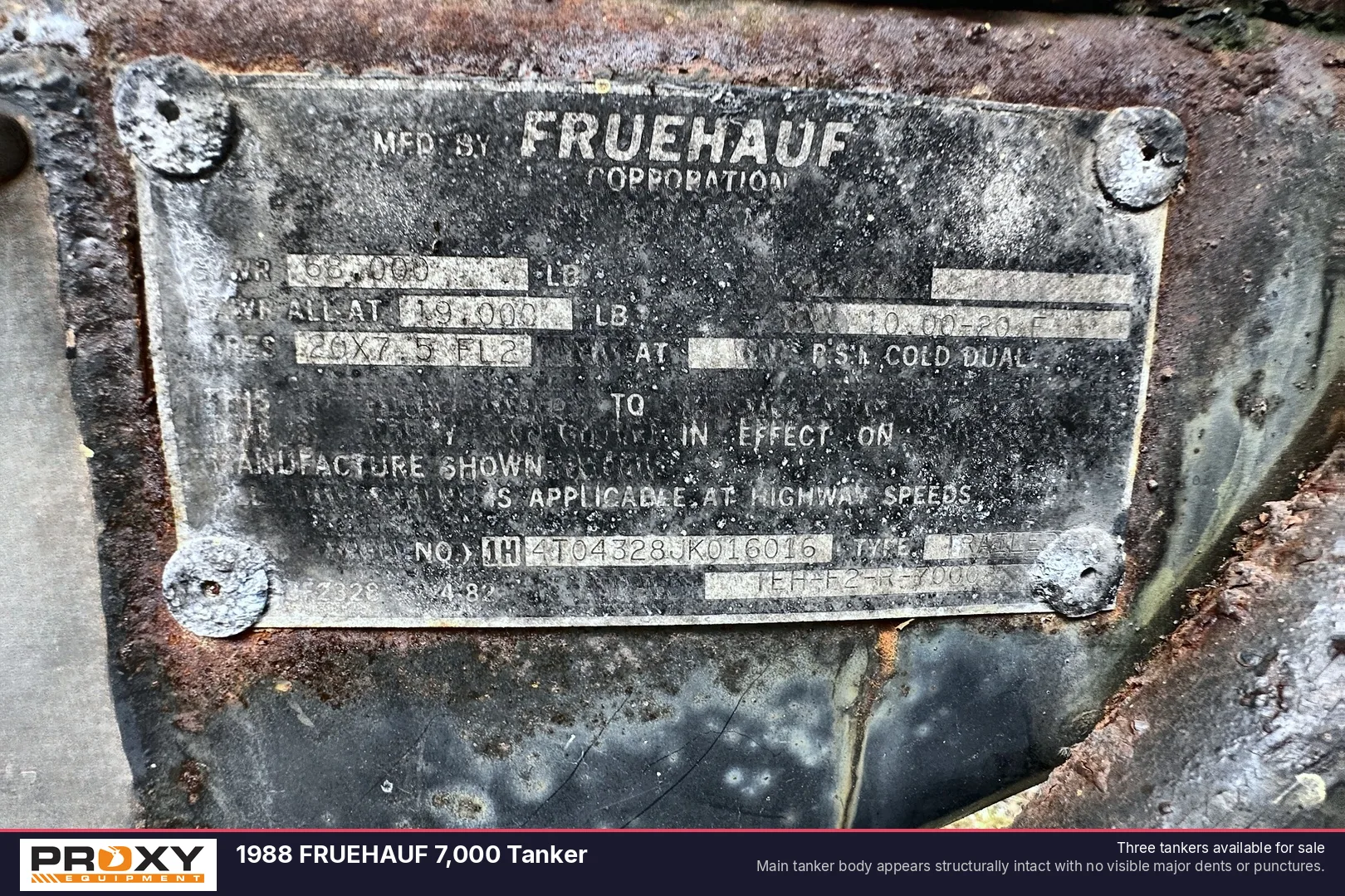 1988 FRUEHAUF 7,000 Tanker - view 3 of 18