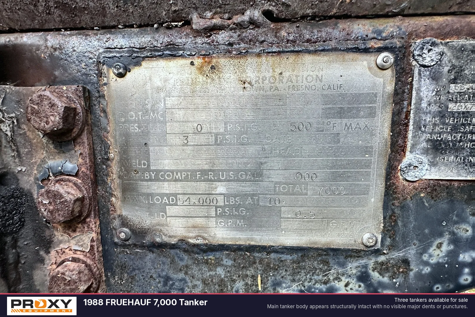 1988 FRUEHAUF 7,000 Tanker - view 5 of 18