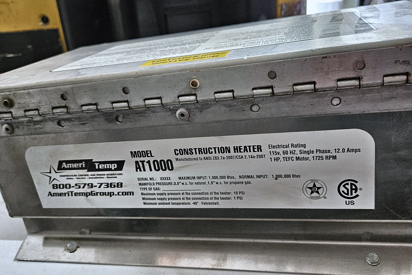 2020 AMERITEMP AT1000 - view 6 of 6