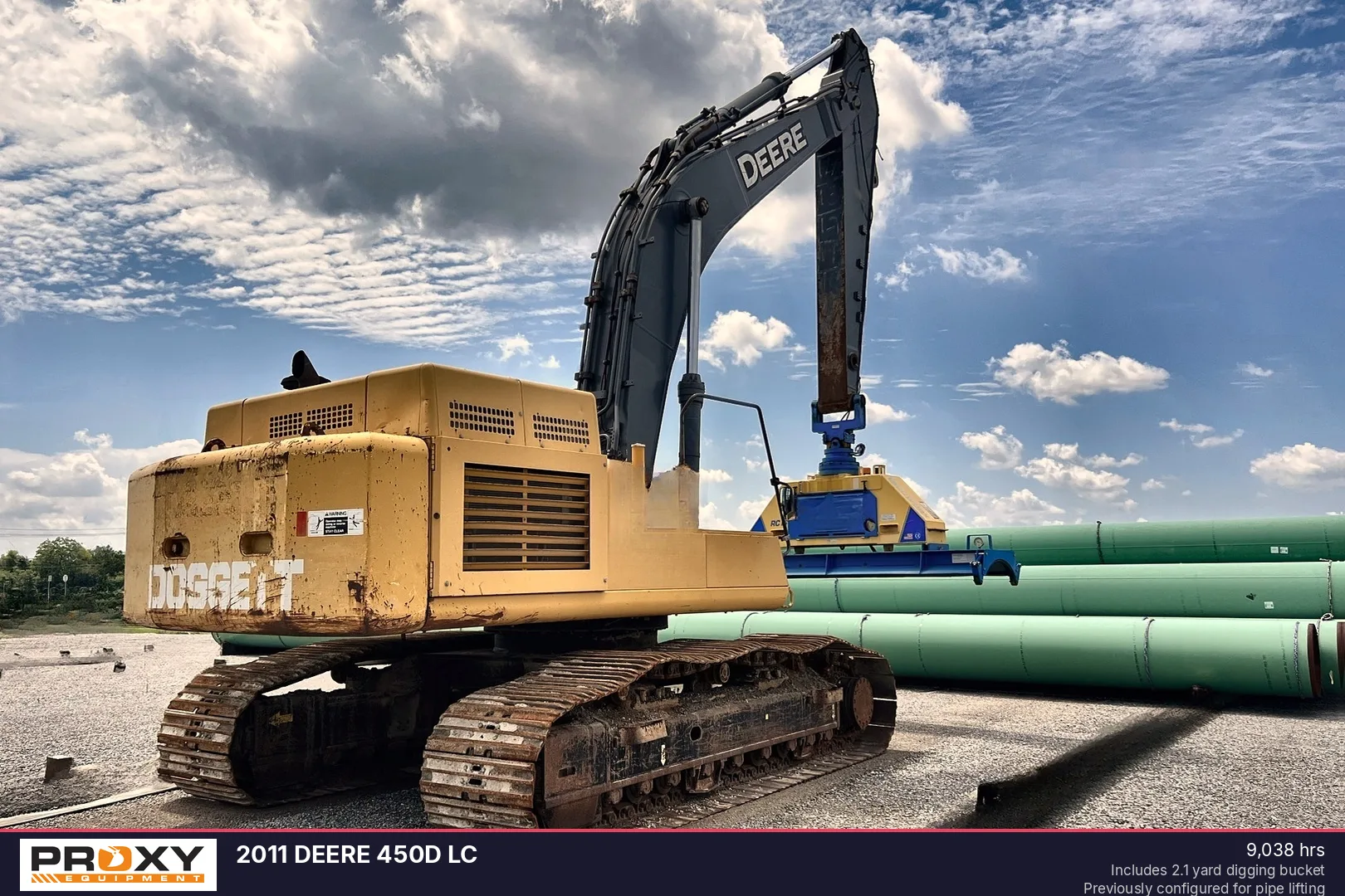 2011 DEERE 450D LC - view 3 of 48